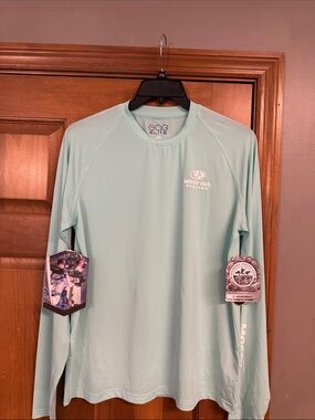 Mossy Oak Mint Green Performance Fishing Shirt